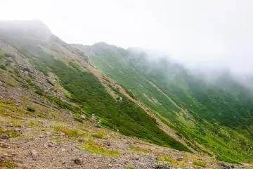 요테이 산의 분화구