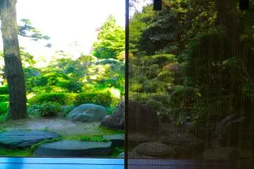 Open doors in summer.