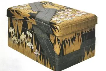 Two-tiered lacquered writing box, Tokyo National Museum