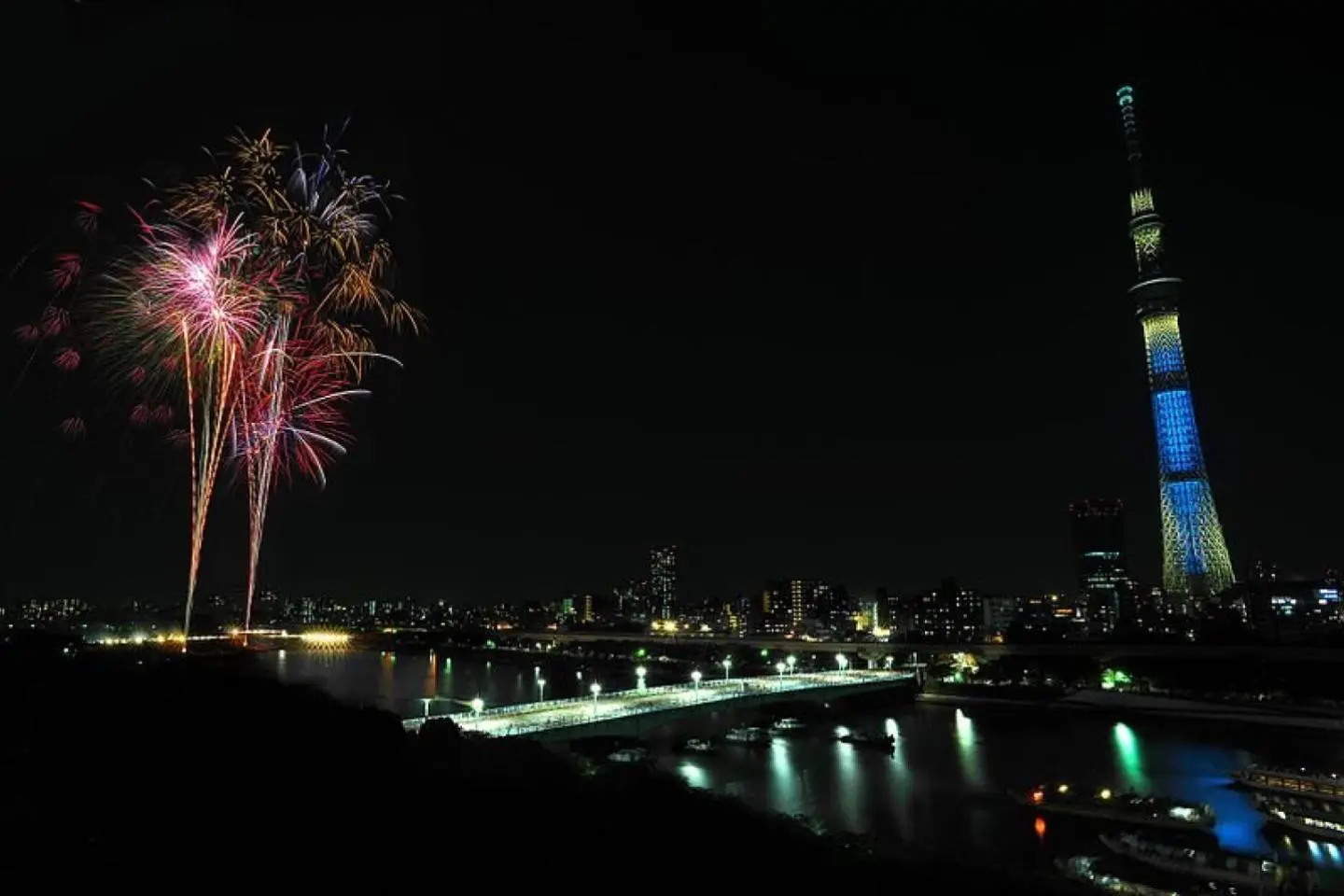 Sumidagawa Fireworks Festival (저작권: 桜庭シェリー / CC BY-SA 3.0)