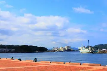 The good scenery of Sasebo Port
