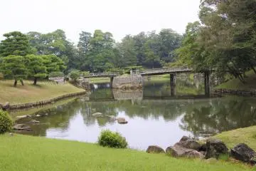 The bridge over the pond
