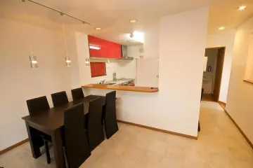 The great entertainment room with views of Mt Yotei in the three bedroom units