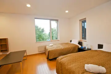 Western style rooms in the three bedroom units