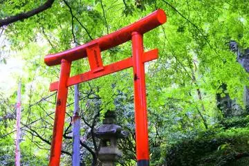 The entrance of the shrine