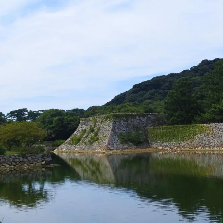 Hagi Castle Ruins in Shizuki Park - Hagi, Yamaguchi - Japan Travel