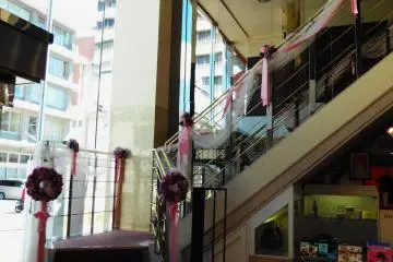 Wedding parties are held as well