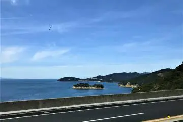 The bright lights of Osaka are only across the bay, but it feels a thousand miles away on the tranquil island of Awaji