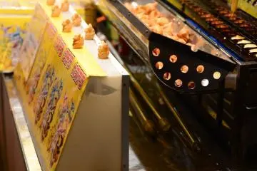 Pokemon waffles. 500 yen can buy you 20 of these tiny delights