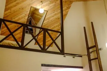 Twin loft rooms suitable for families