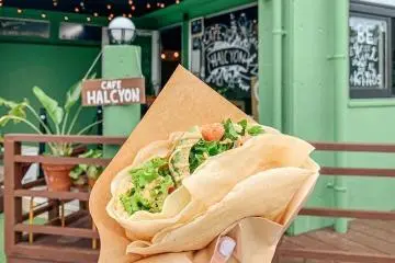 The savory garden crepe