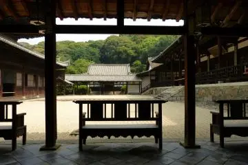 View from the back of Daiohou-den Hall