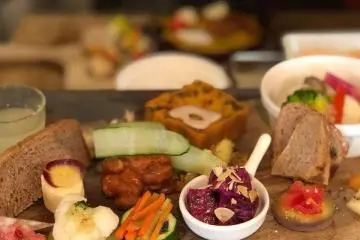 The antipasto plate gives you a chance to try several different things!