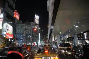 Evening rush hour in Tokyo