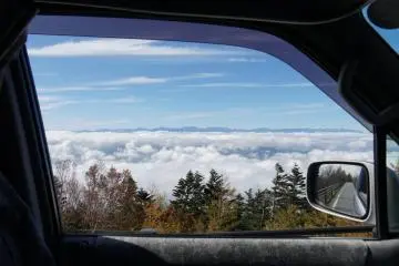 Above the clouds - Subaru route on Mt. Fuji