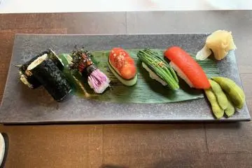 Train Suite Shiki-Shima Sushi Lunch