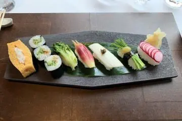 Train Suite Shiki-Shima Sushi Lunch - Vegetarian