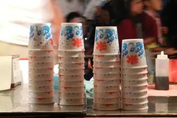 Over 400 stalls line the streets for this festival.