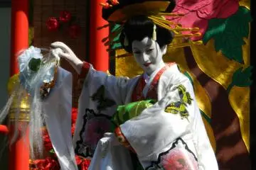 Even in daylight, the characters are striking.