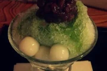 말차 빙수^.^