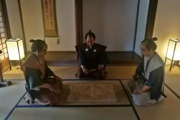 Three life-size dolls
