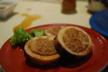 Ika meshi, stuffed squid