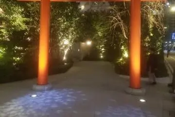 Nearby shrine entrance