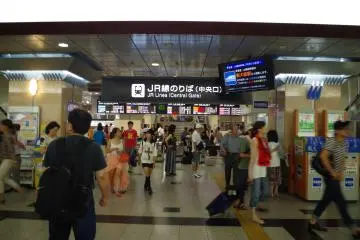 Central gate provides access to all the JR platforms