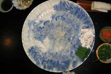 Fugu sashimi