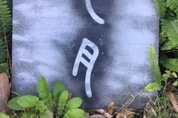 Coco Moon's in kanji, the heart and the moon