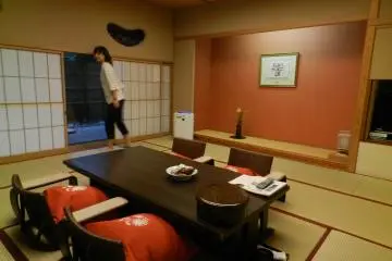 The spacious Japanese-style rooms.