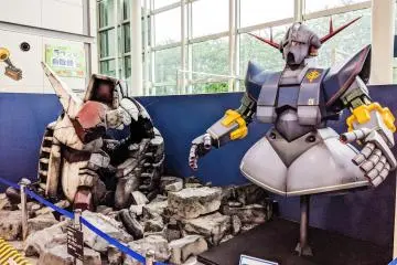 Destroyed Gundam head