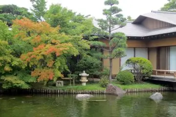 Closeup of Genshinan, which is closed to the public but is still used for special tea events by the community