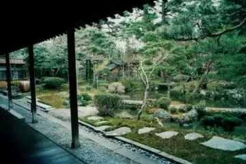 Beautiful gardens at the Northern Culture Museum