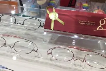 Ultra thin glasses can be stored in a regular envelope.