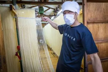 토라야 우동 공장 견학