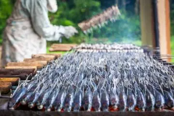 생선을 직접 구우세요