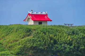 Shrine at Nemuro Port