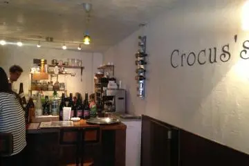 Open kitchen at Crocus's Deli (Photo: Kristen F. )
