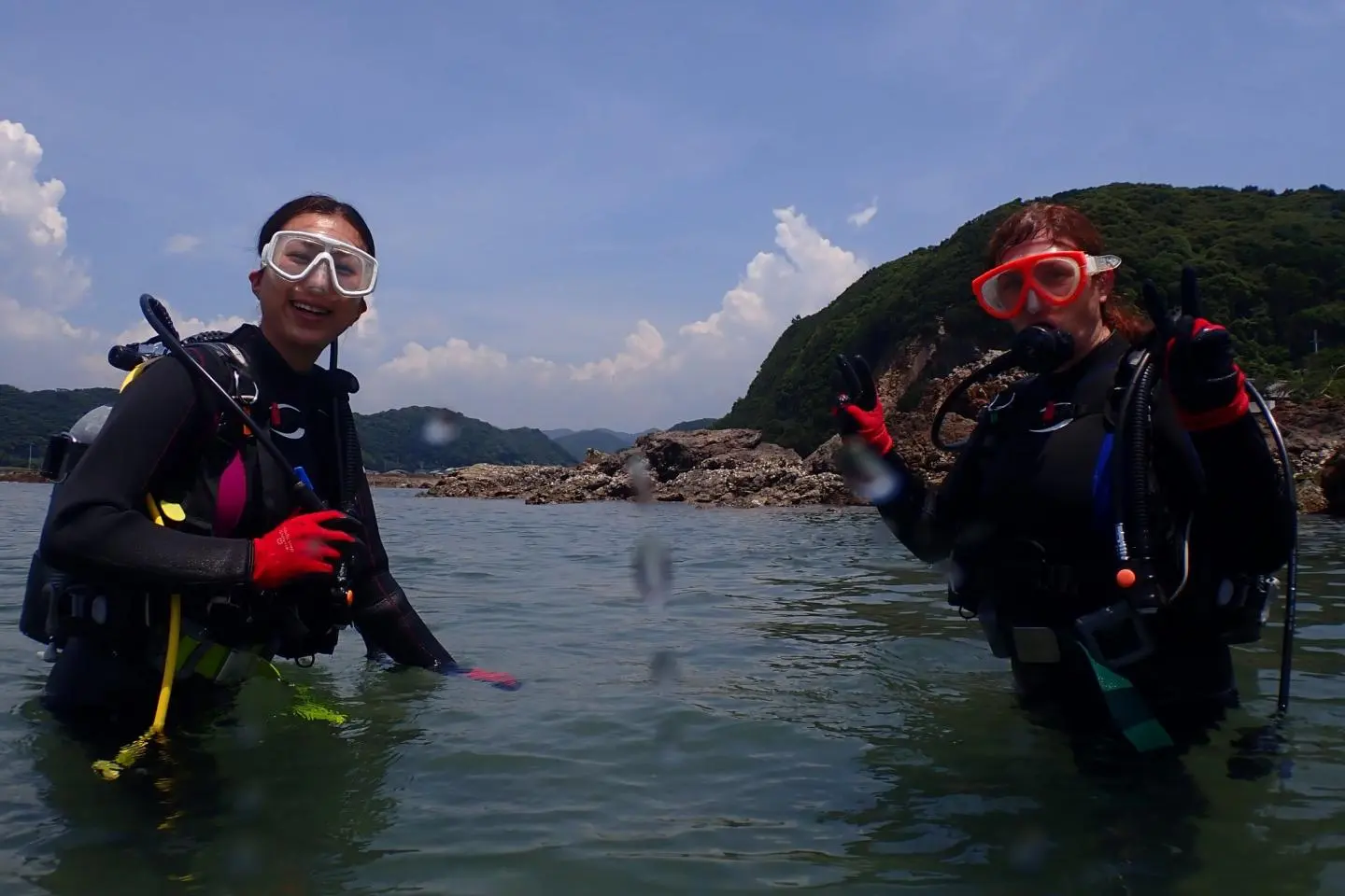 About to go sink down.  (照片由: Hirotaka Koike)