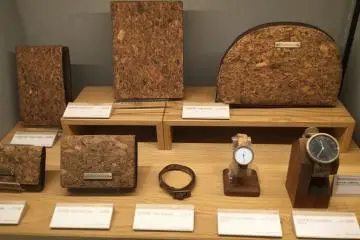 Who knew cork can be made into pouches and wallets?