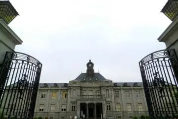 Take a stroll down the main road, where you'll find the former prefectural government building.
