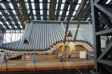 A once in a lifetime chance to not only see Himeji, but to get an example of what reconstruction looks like