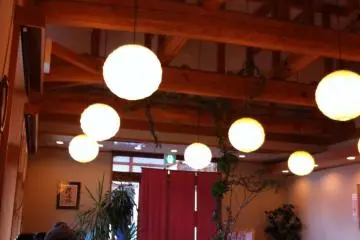 A comfortable wooden interior