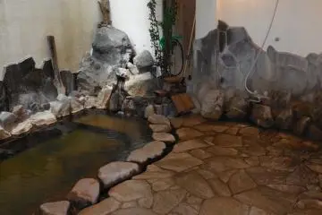The hot spring