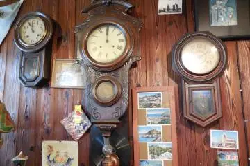 All clocks have different times because they are antique
