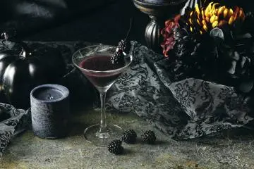 The Black Halloween Night cocktail (Photo: Hotel Gajoen Tokyo - Takaaki Ito)