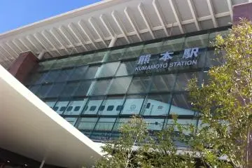 Shinkansen seen from the outside