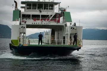 Ferry to the island takes only 10 minutes