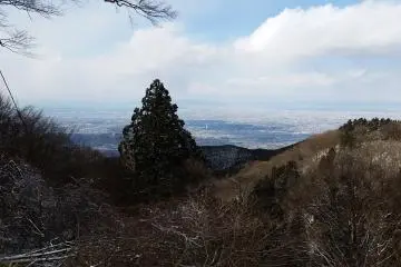Looking out over Osaka